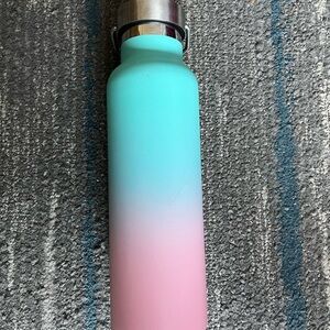 Neihepal Water Bottle Wide Mouth Stainless Steel Insulated Aqua Pink Bubble Gum